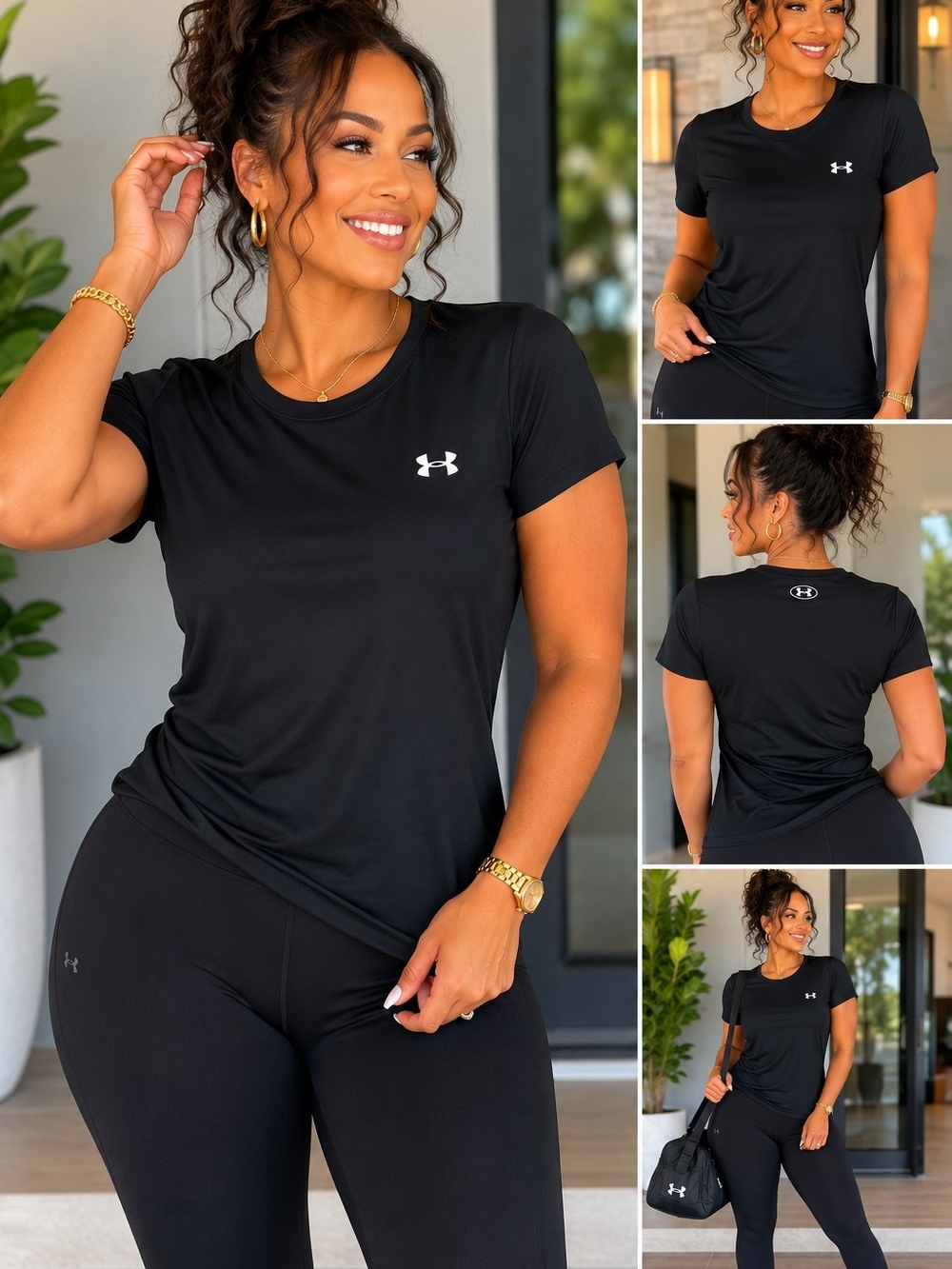Under Armour Women’s Black Short-Sleeve Performance Tee